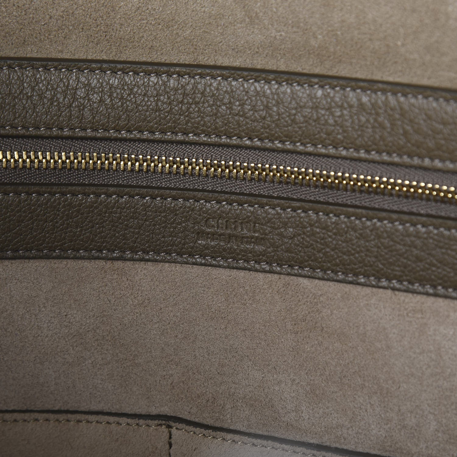 Celine Soft Grained Calfskin Small Belt Cabas Phantom Taupe 6 of 8