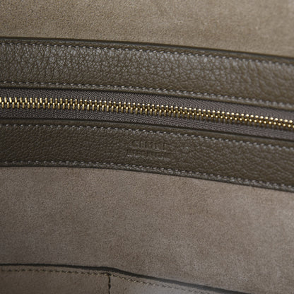 Celine Soft Grained Calfskin Small Belt Cabas Phantom Taupe 6 of 8
