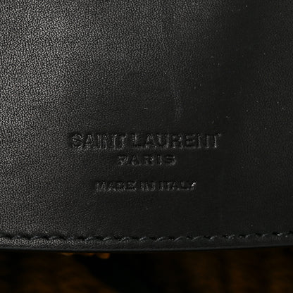 Saint Laurent Raffia Vegetable Le 37 Bucket Bag Natural Black 7 of 11