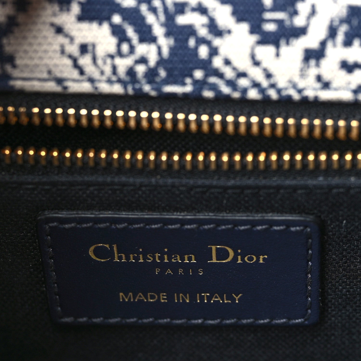 Christian Dior Toile de Jouy Reverse Jacquard 30 Montaigne Flap Bag Blue 6 of 9