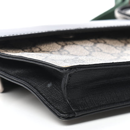 Gucci GG Supreme Monogram Web Belt Bag Black 9 of 12