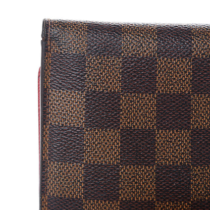 Louis Vuitton Damier Ebene Josephine Wallet Red 10 of 14