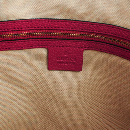 Gucci Cellarius Calfskin Medium Soho Chain Shoulder Bag Bright Bouganville 6 of 7