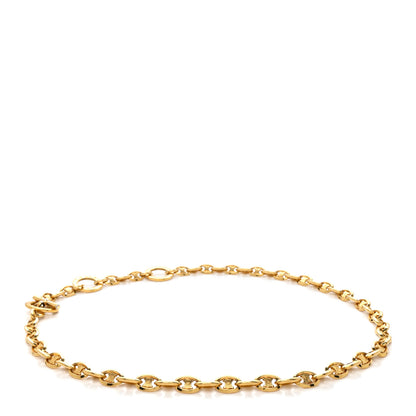 Celine Metal Chain Triomphe Belt Gold 2 of 3