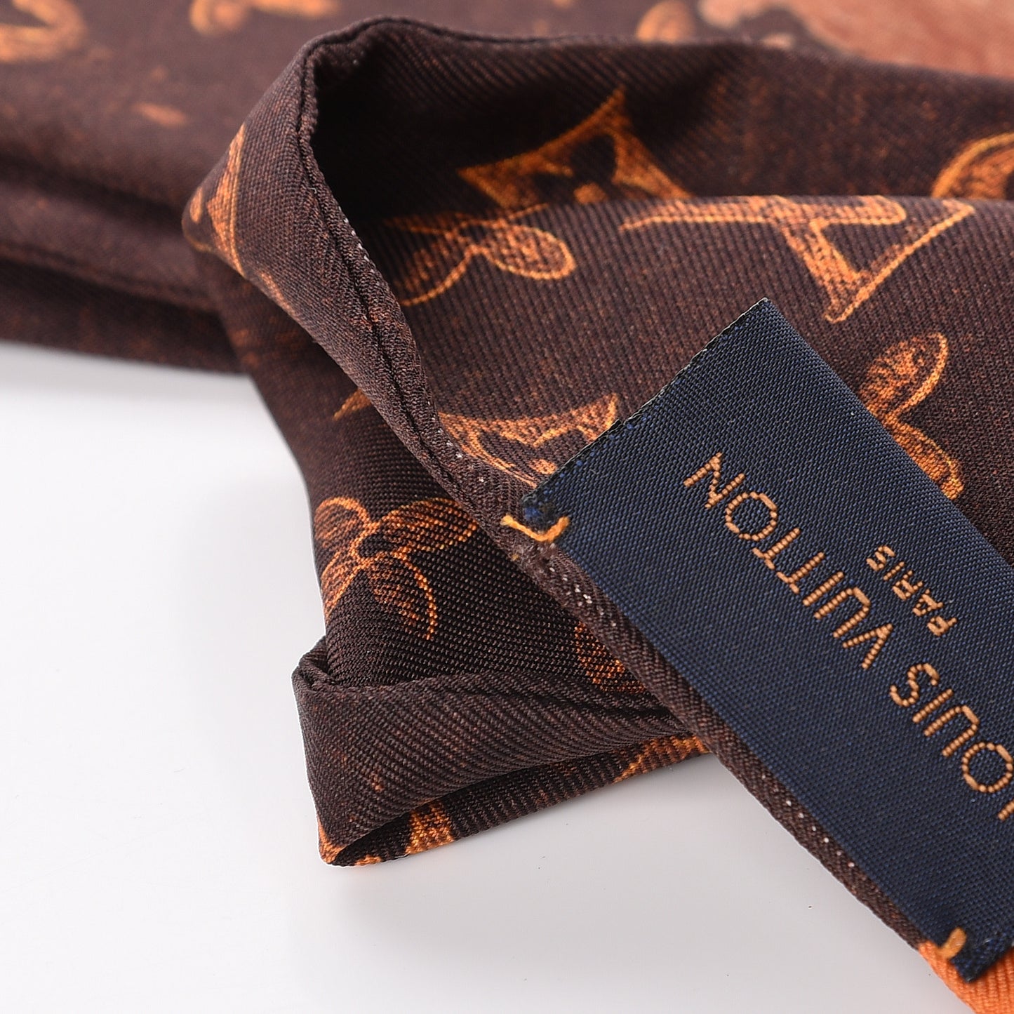 Silk Catogram Classic Bandeau Marron