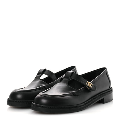 Chanel Calfskin CC Turnlock Moccasins 40 Black 4 of 11