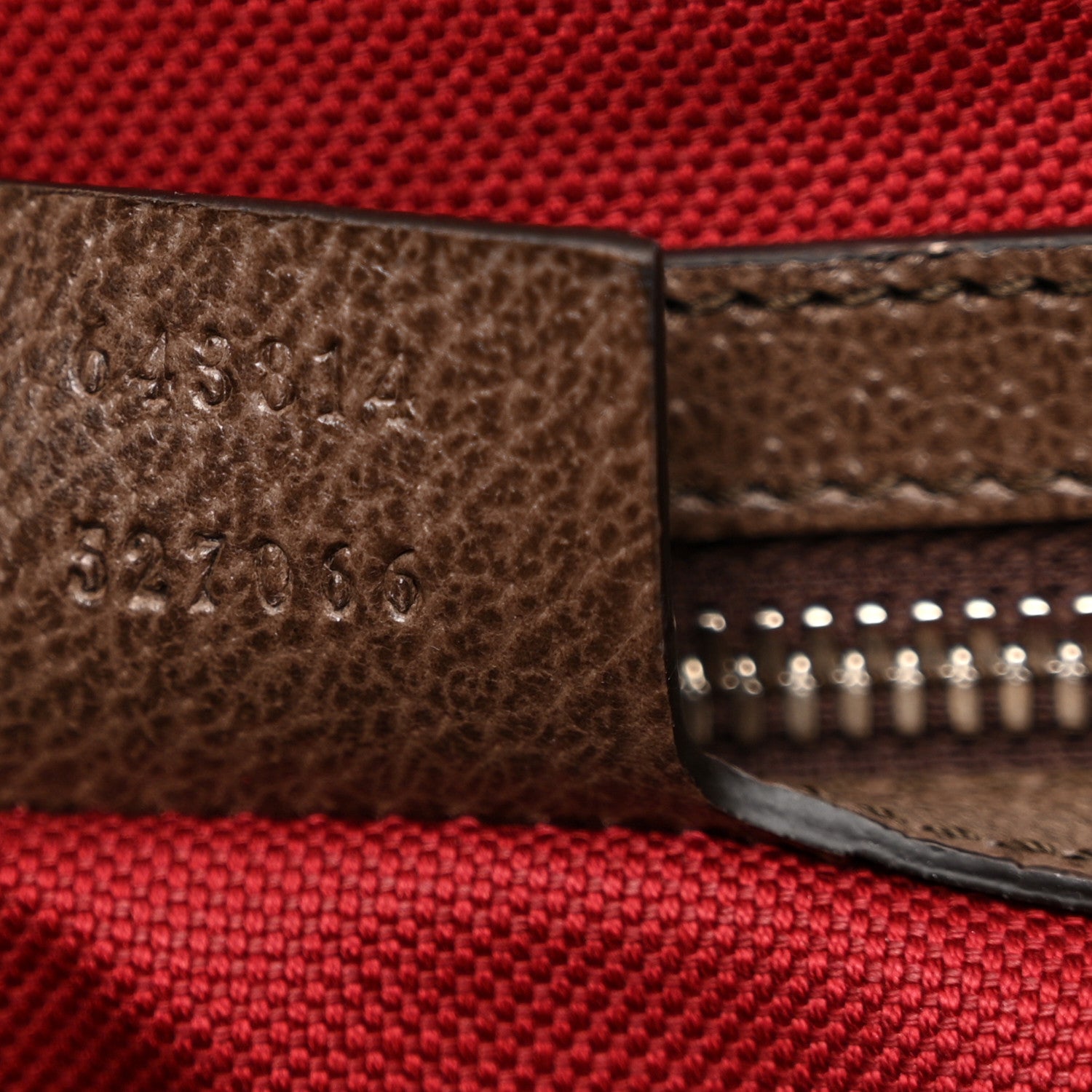 Gucci GG Supreme Monogram Textured Dollar Calfskin Small Detail Tote Beige Ebony New Acero 7 of 12