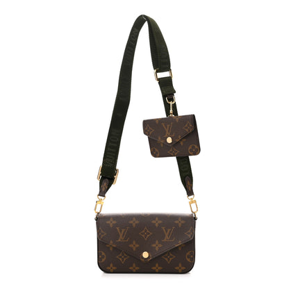 Louis Vuitton Monogram Felicie Strap & Go Kaki 1 of 8