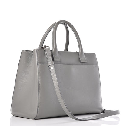 Chanel Grained Calfskin Small Neo Executive Shopper Tote Grey 4 of 13