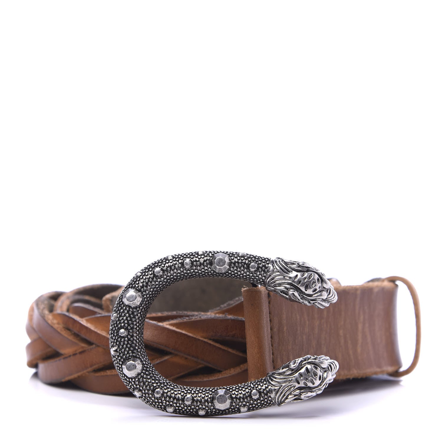 Gucci Calfskin Braided Dionysus Belt 95 38 Cuir 1 of 5