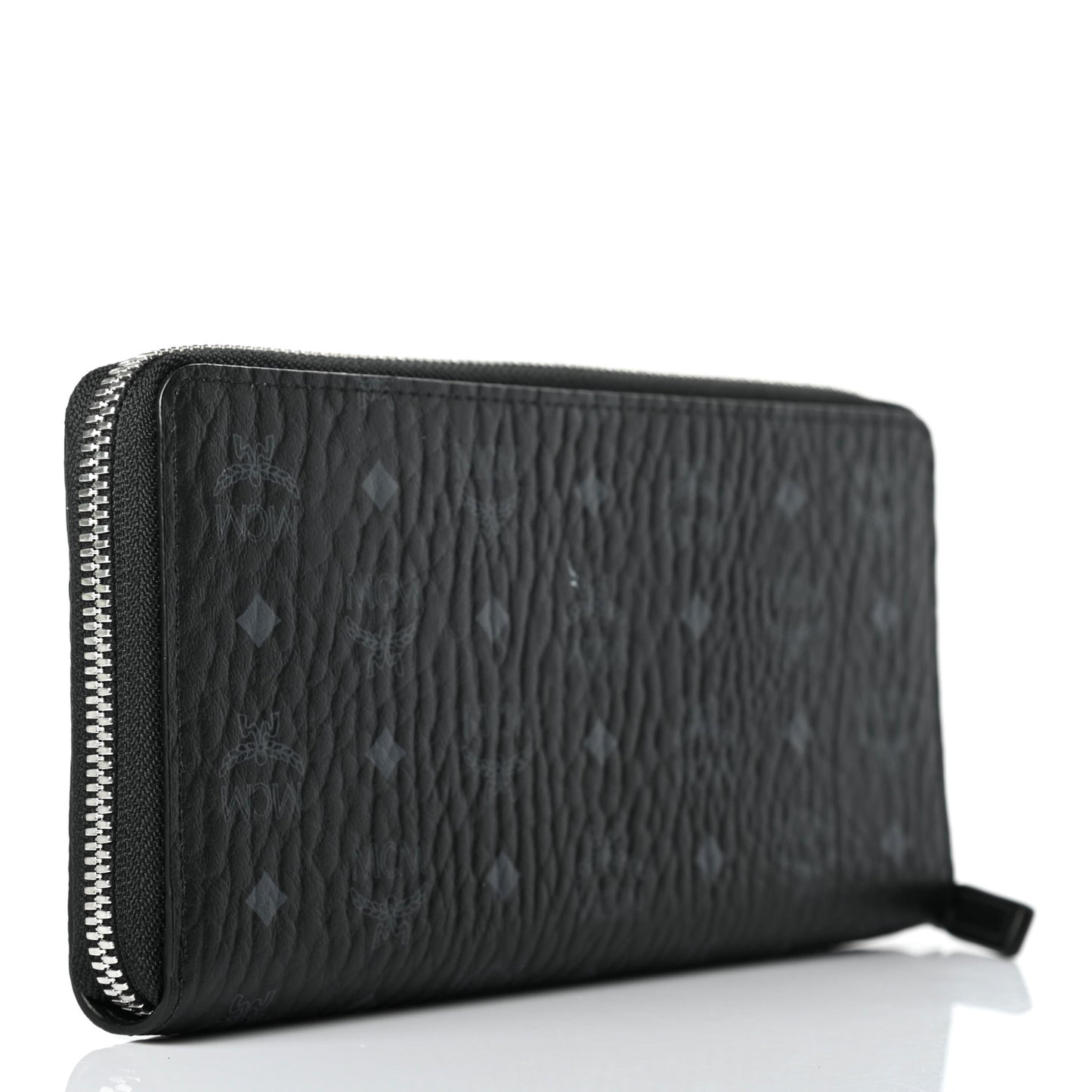 Visetos Large Zip Around Wallet Black