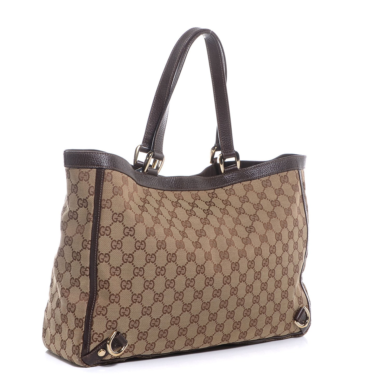 Monogram Abbey Large Tote Dark Brown
