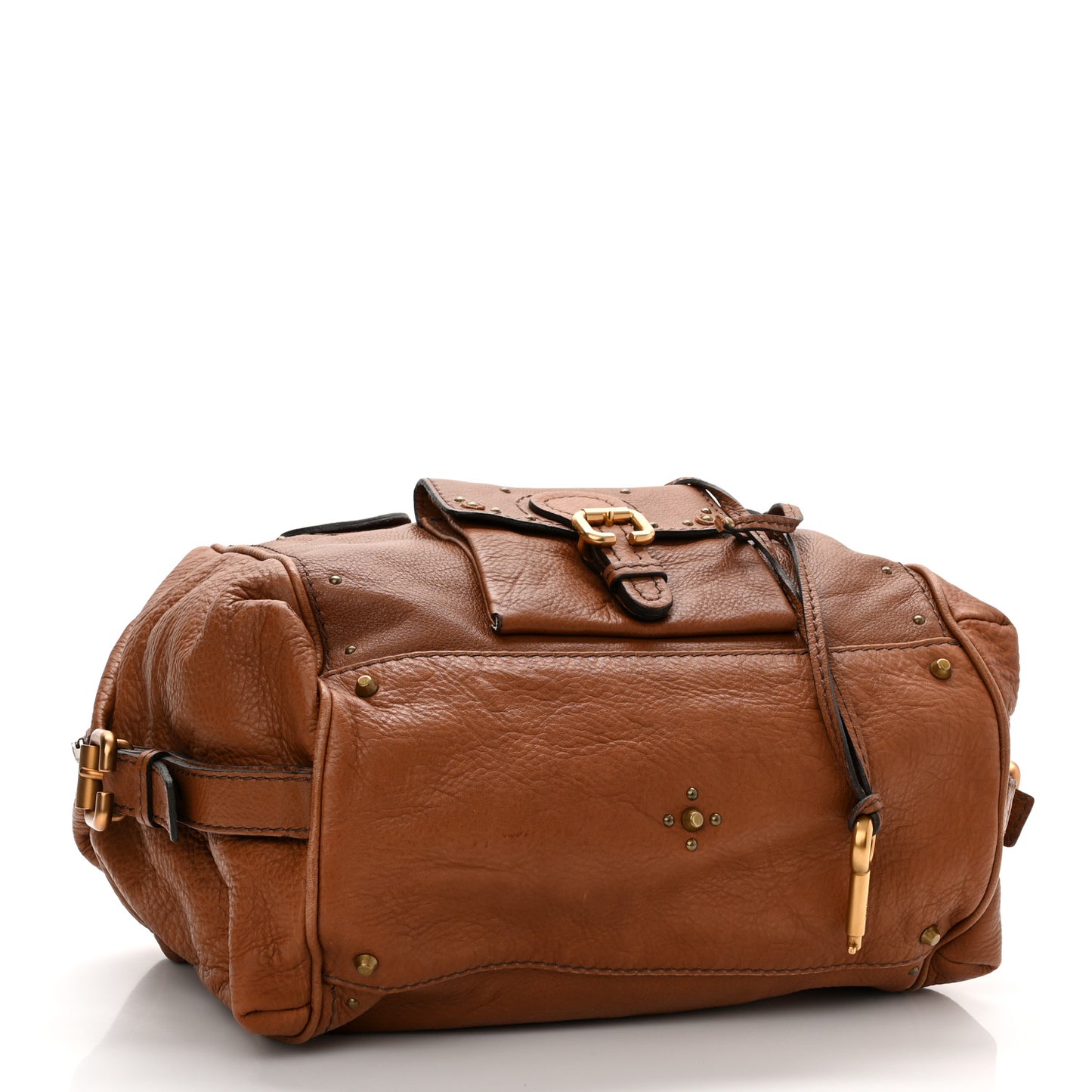 Calfskin Medium Paddington Satchel Nut