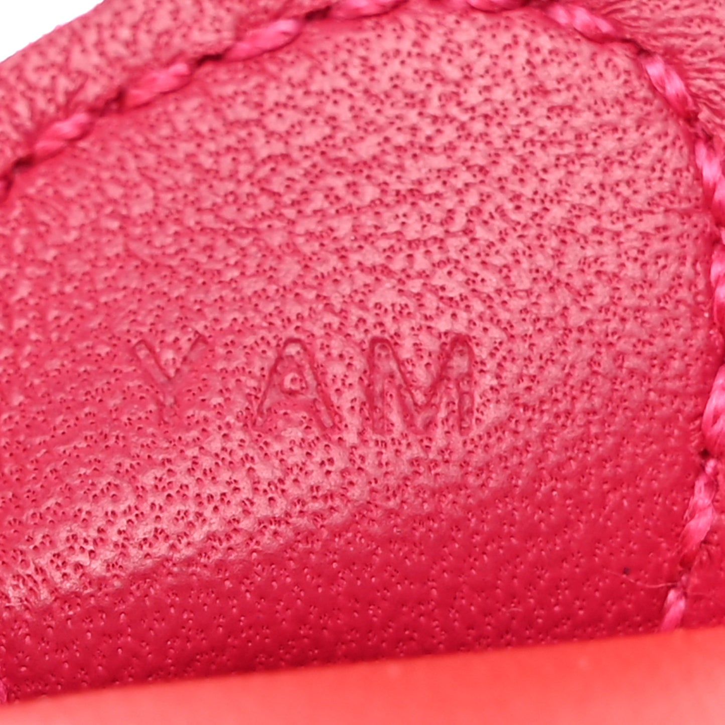 Milo Lambskin Grigri Rodeo Bag Charm PM Rouge Indien Rubis Rose Mexico