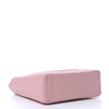 Chanel Caviar Quilted Petit Shopping Tote PST Pink 4 of 8