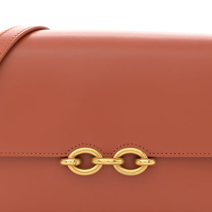 Saint Laurent Smooth Calfskin Le Maillon Satchel Orange 8 of 12