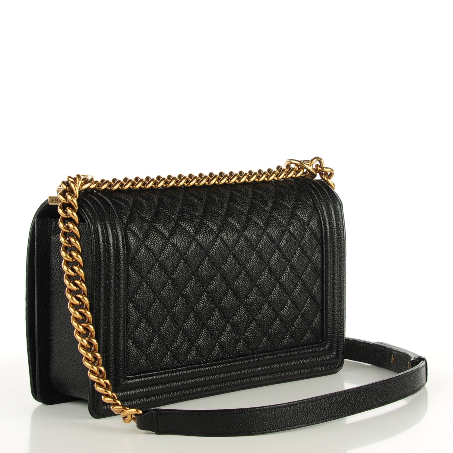 Chanel Caviar Quilted New Medium Boy Flap Black 3 of 8