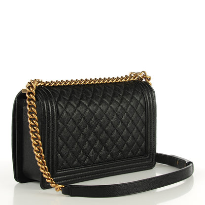 Chanel Caviar Quilted New Medium Boy Flap Black 3 of 8
