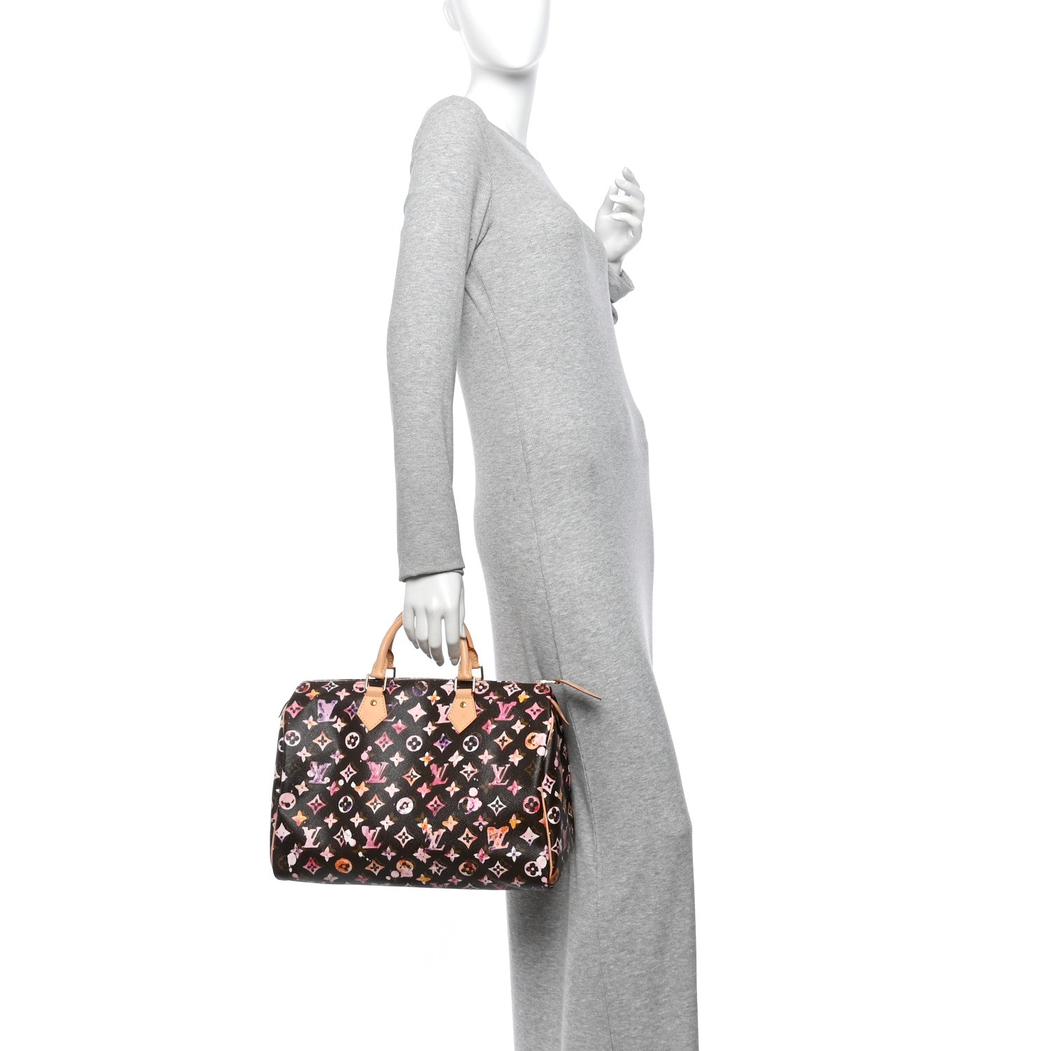 Louis Vuitton Watercolor Aquarelle Speedy 35 Brown 2 of 11