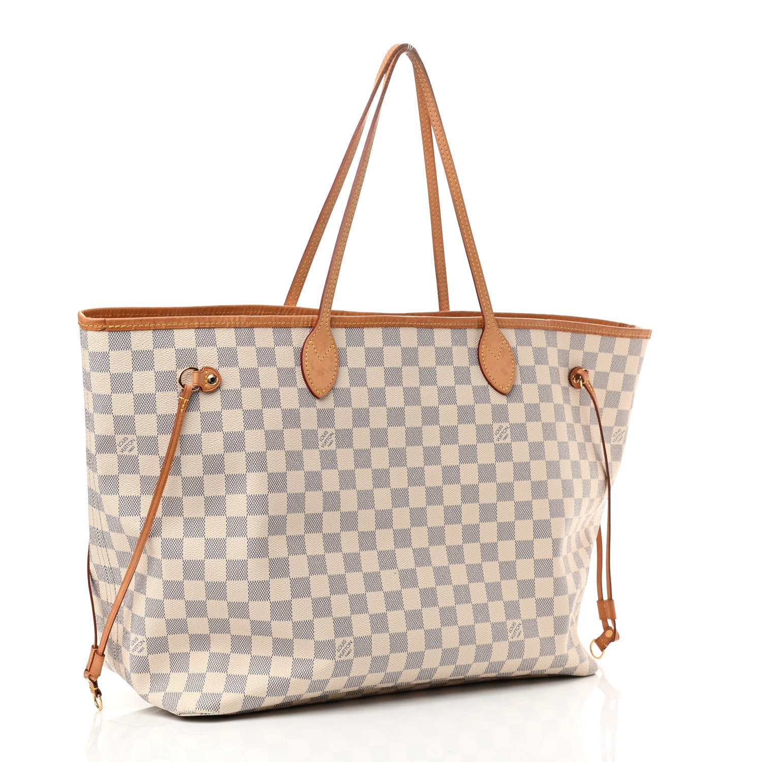 Louis Vuitton Damier Azur Neo Neverfull GM Rose Ballerine 3 of 14