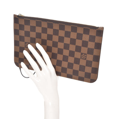 Louis Vuitton Damier Ebene Neverfull MM GM Pochette 2 of 8