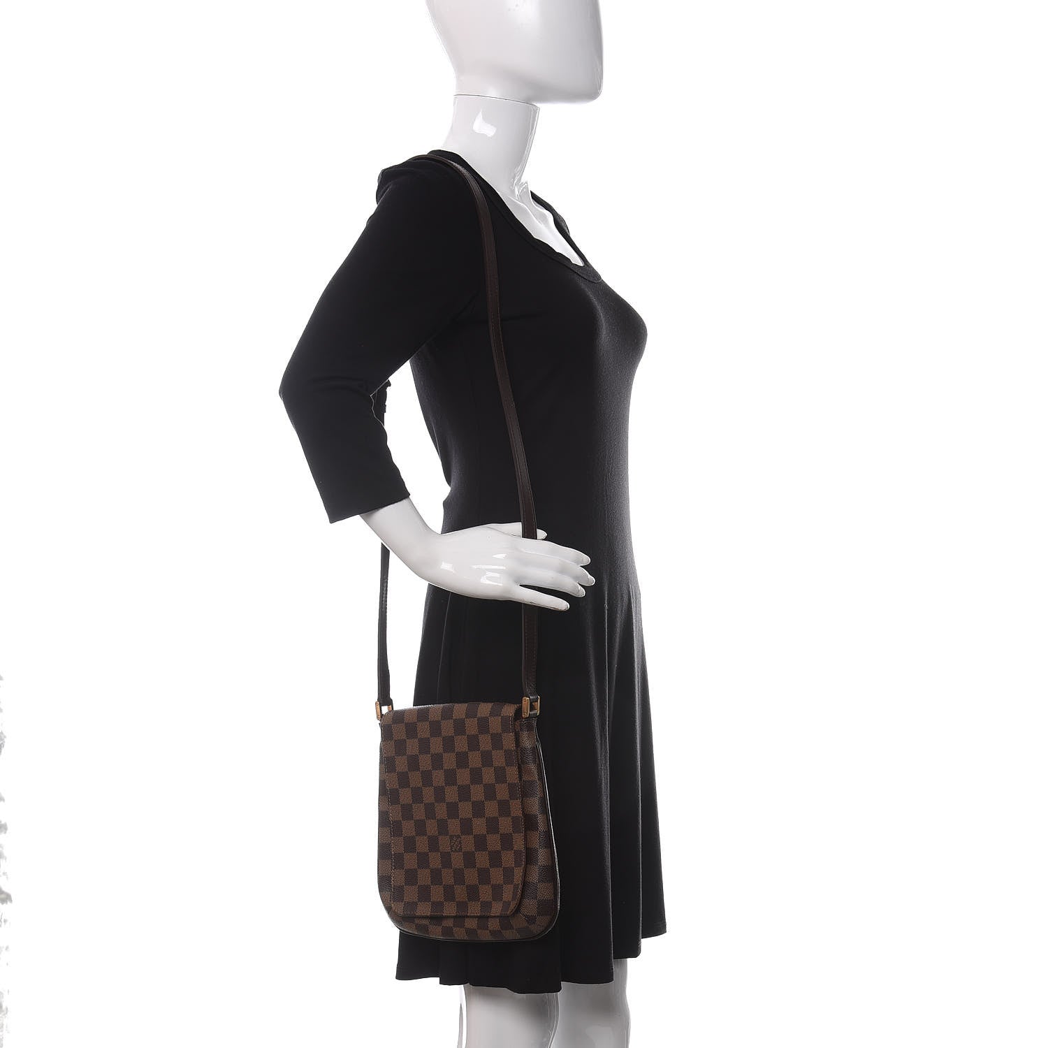 Louis Vuitton Damier Ebene Musette Salsa Long Strap 2 of 9