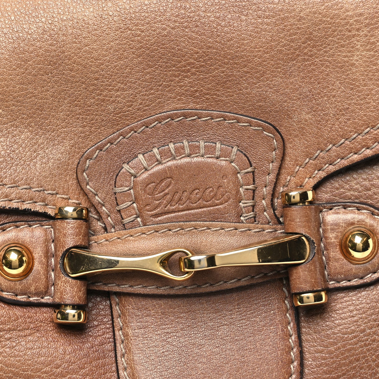 Libeccio Large New Pelham Shoulder Bag Brown
