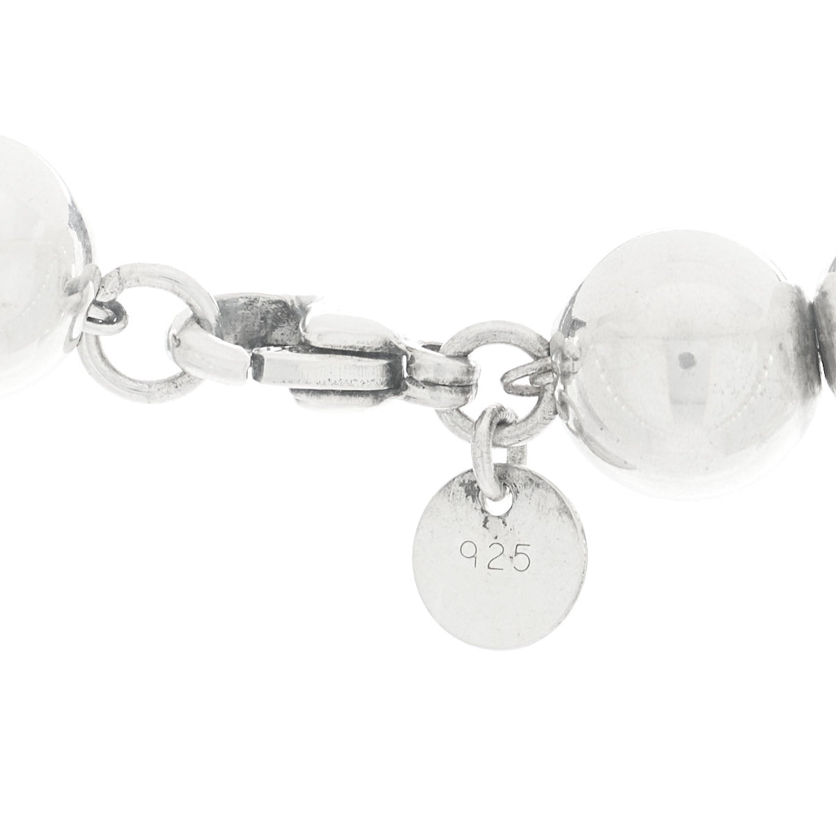 Tiffany Sterling Silver 10mm Hardwear Ball Necklace 4 of 5