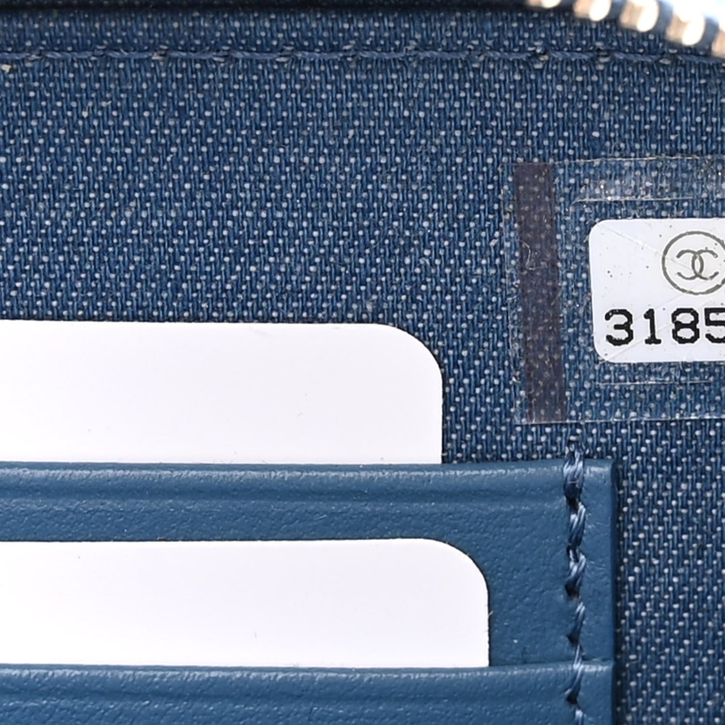 Denim Quilted CC Pearl Crush Camera Case Blue