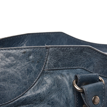 Balenciaga Chevre Classic Hardware City Bleu Jean 8 of 14