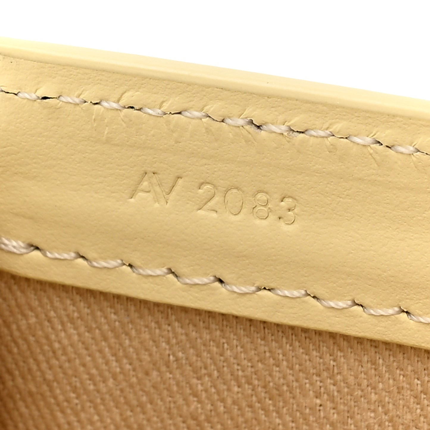 Smooth Calfskin Le Bambino Pale Yellow