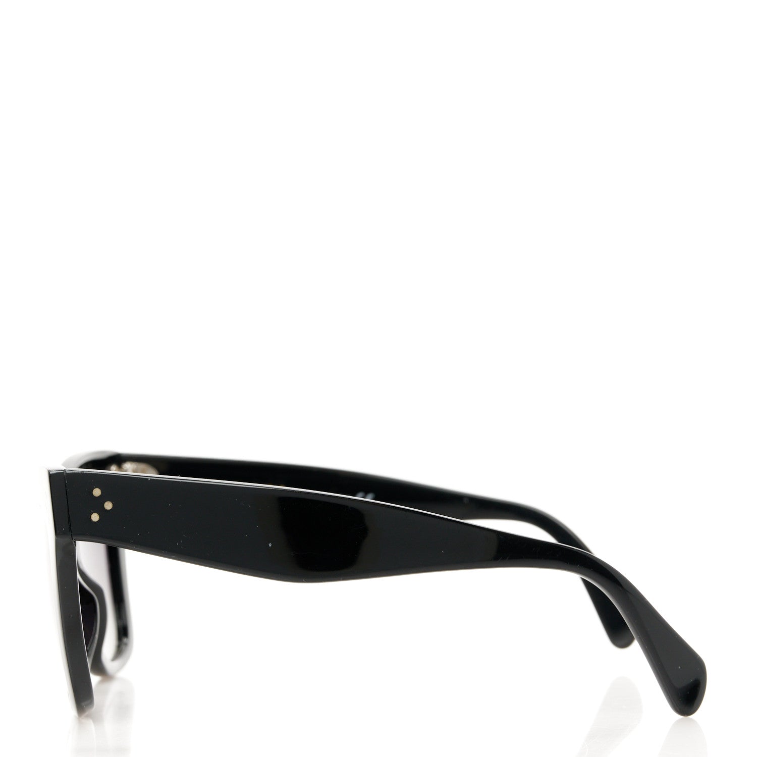 Celine Acetate Polarized Sunglasses CL4004IN Black 3 of 8