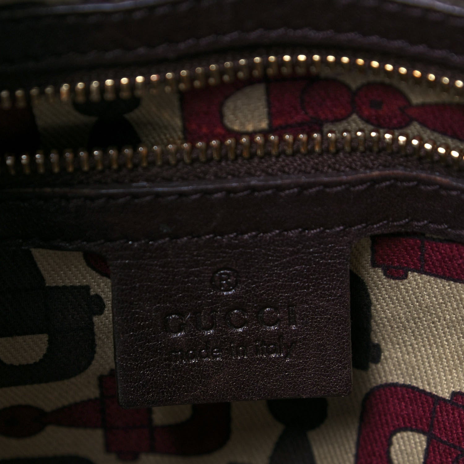 Gucci Guccissima Medium Indy Top Handle Hobo Dark Brown 6 of 18