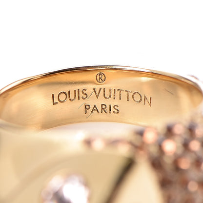 Louis Vuitton Trunkies Strass Ring L Gold 7 of 7