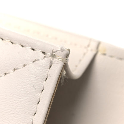 Chanel Lambskin Quilted Pearl Crush Clutch With Chain White 13 of 14