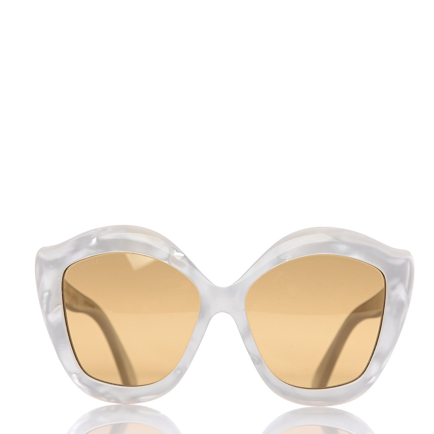 Cat Eye GG0117S Sunglasses White
