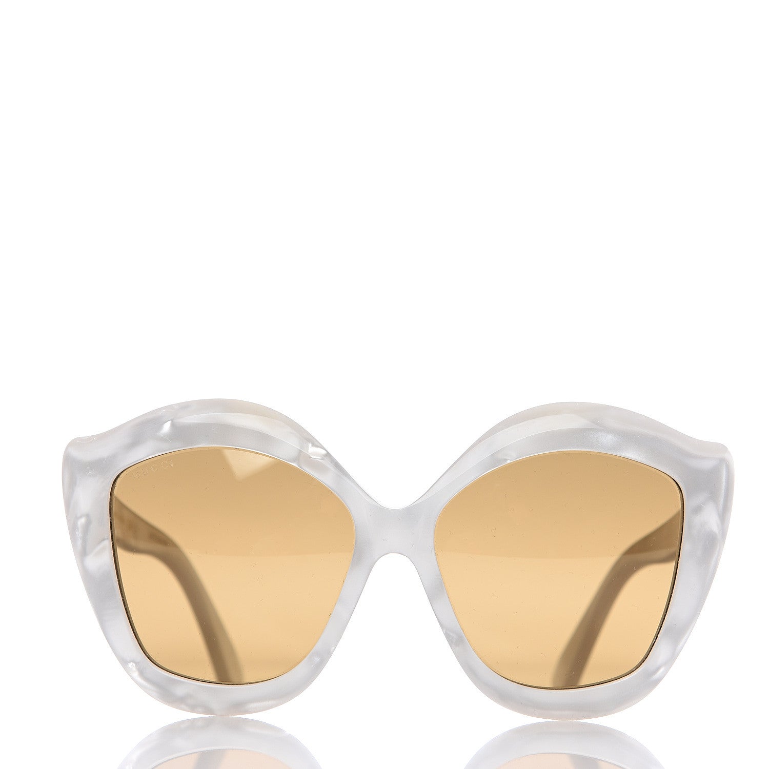 Gucci Cat Eye GG0117S Sunglasses White 2 of 6