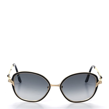 Cartier Panthere De Cartier Sunglasses Gold Black 2 of 8