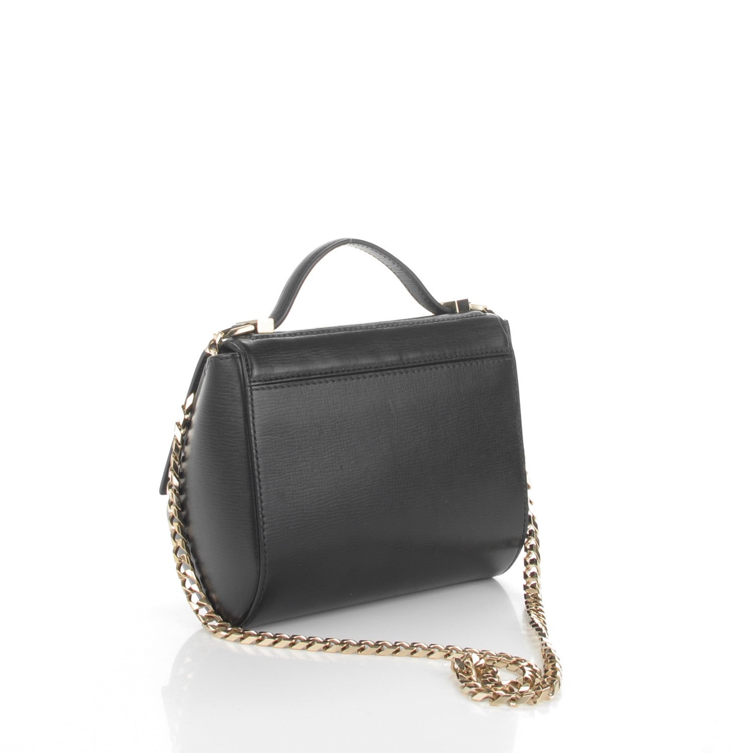 Givenchy Textured Calfskin Mini Pandora Box Chain Crossbody Bag Black 3 of 7