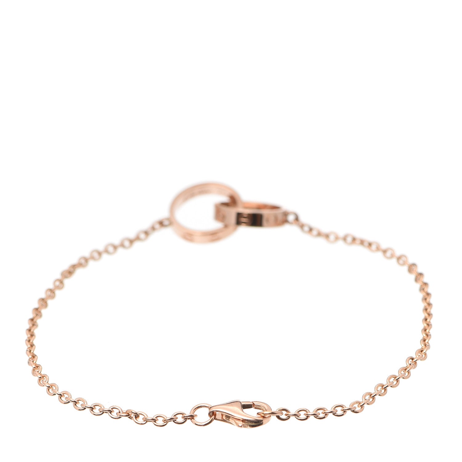 Cartier 18K Pink Gold Interlocking LOVE Bracelet 3 of 6
