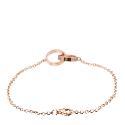 Cartier 18K Pink Gold Interlocking LOVE Bracelet 3 of 6