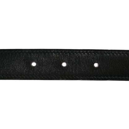Hermes Box Courchevel 32mm Belt Strap 68 Black Rouge Vif 3 of 6