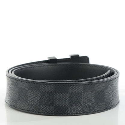Louis Vuitton Damier Graphite 40mm LV Initiales Belt 105 42 3 of 9