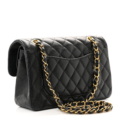 Chanel Caviar Quilted Small Double Flap Black 3 of 12