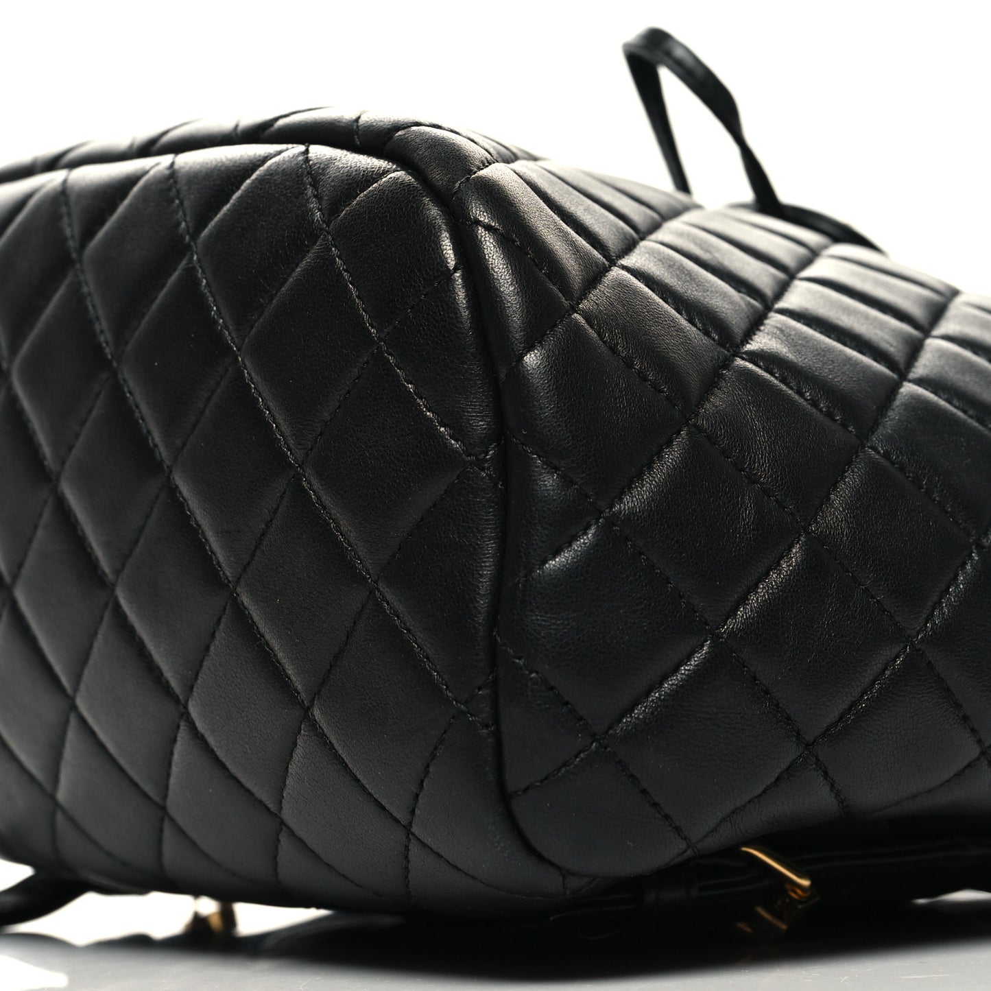 Lambskin Quilted Small Urban Spirit Backpack Black