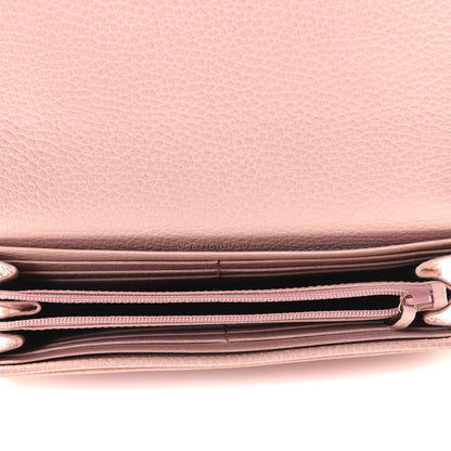 Gucci Dollar Calfskin GG Marmont Continental Wallet Perfect Pink 7 of 8