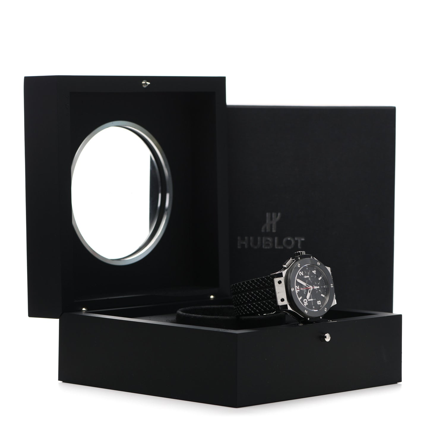 Stainless Steel Ceramic Rubber 44mm Big Bang Automatic Watch Black 301.SB.131.RX
