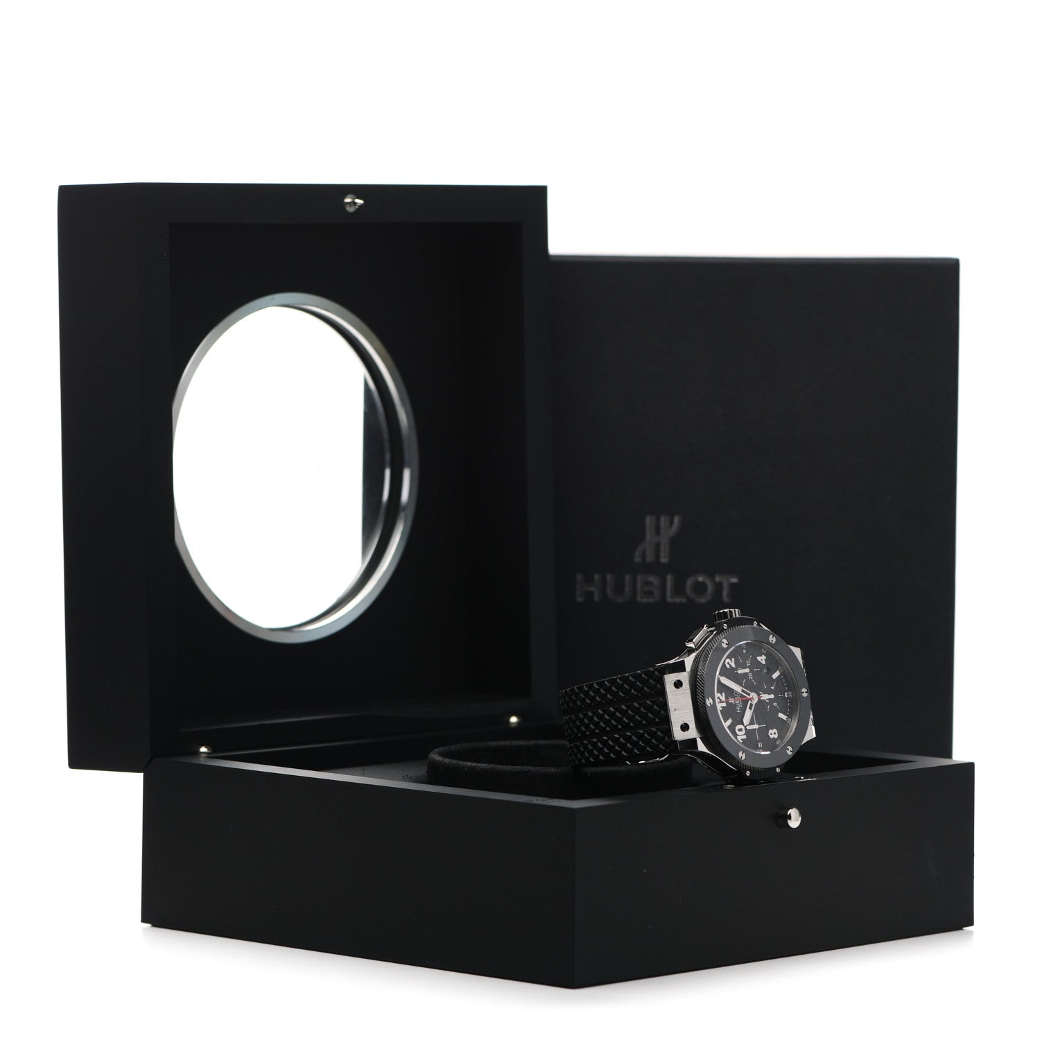 Hublot Stainless Steel Ceramic Rubber 44mm Big Bang Automatic Watch Black 301.SB.131.RX 5 of 5