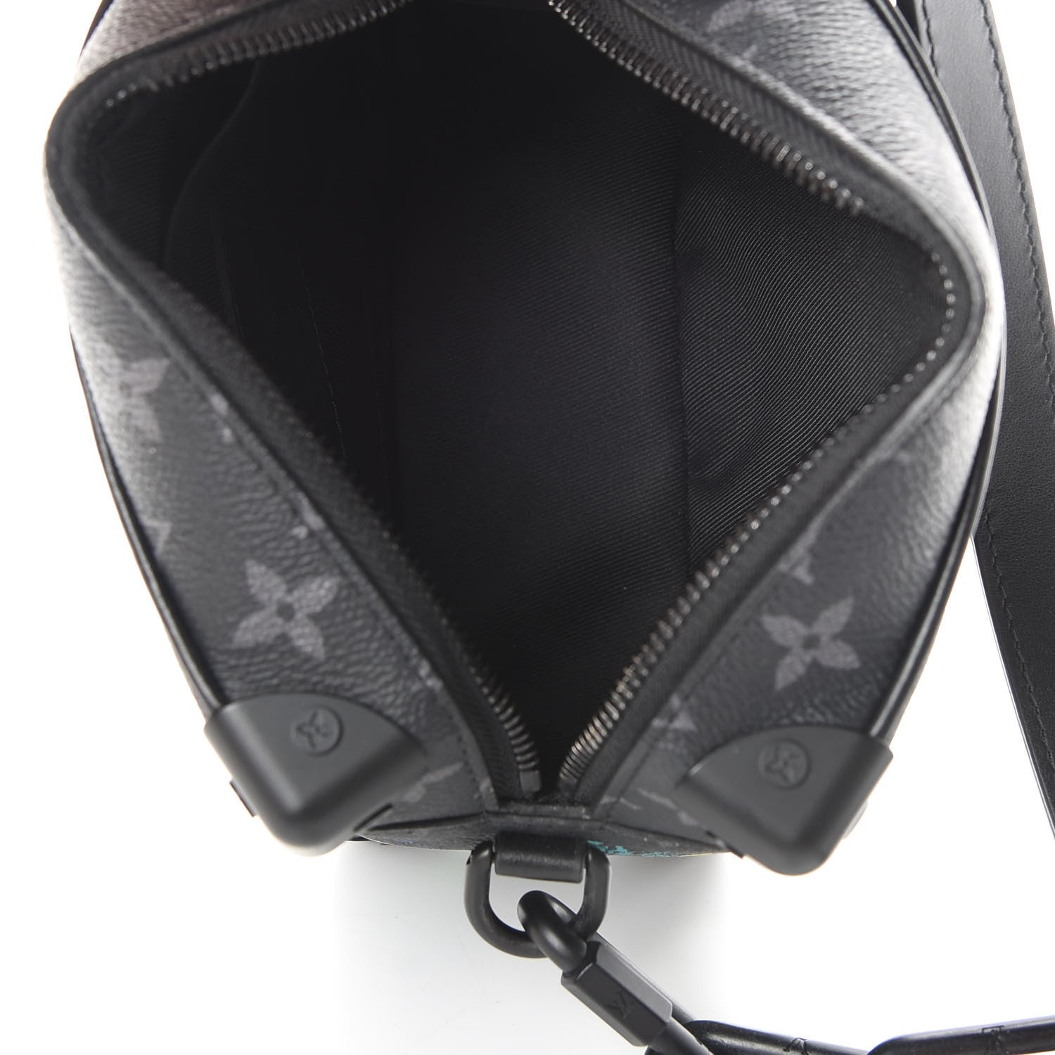 Louis Vuitton Monogram Eclipse Flower Print Mini Soft Trunk 5 of 12