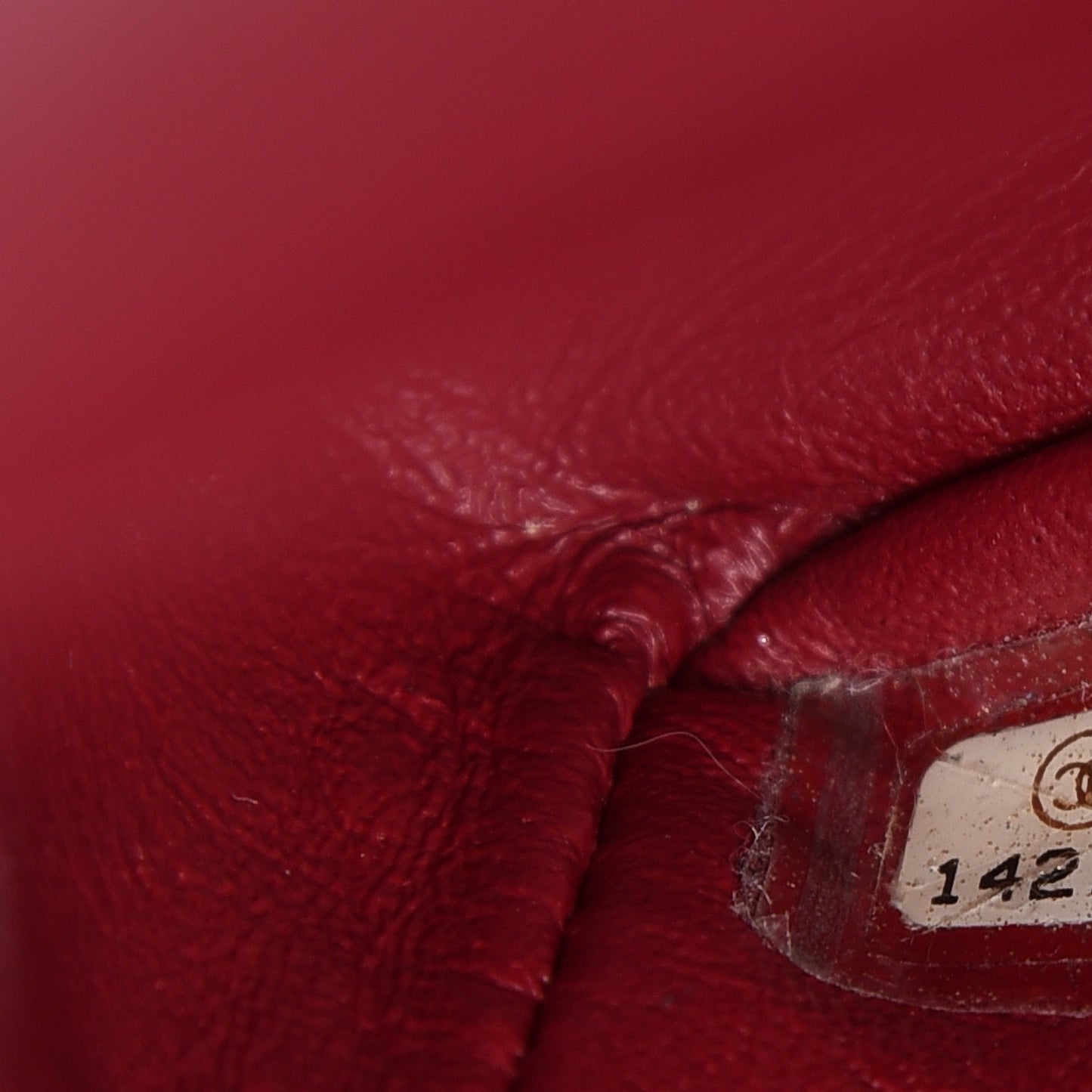 Distressed Patent Quilted 2.55 Reissue 227 Flap Red